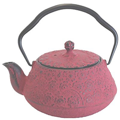 Théière Japonaise en Fonte à motif de fleurs de cerisier/ 0.5 L / Import japonais