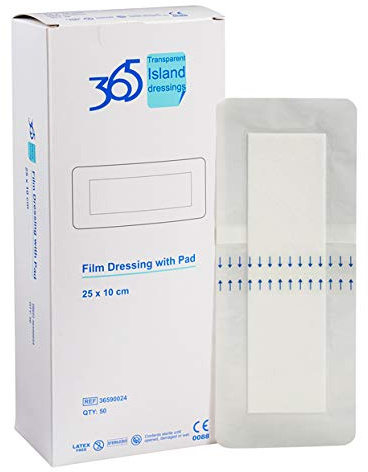 Folien-Wundkompresse 36590024, 10 x 25 cm, 50 Stück