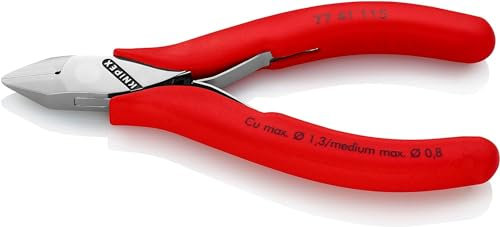 Knipex Pince coupante de côté pour l'électronique avec gaines bi-matière 115 mm 77 41 115