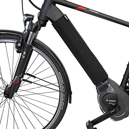 NC-17 E Bike Schutzhülle Unterrohr | Air Breath-Technologie | EBike Batterie Thermo Schutz Länge bis 49 cm | auch für 625er Akku | 27-40 cm Umfang | Universal Passform