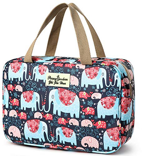 Necessaire große tragbare wasserdichte kosmetische Rasieren Tasche Reise hängende waschen Taschen Make-up Veranstalter Toilettenartikel Bad Aufbewahrungskoffer für Frauen Mädchen Damen Urlaub Machen