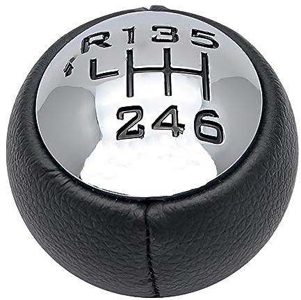 TOTMOX - Pomo de palanca de cambios de 6 velocidades para Peugeot 307 308 3008 407 5008 807