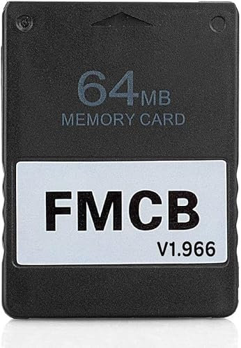 Aukuoy Upgraded Free McBoot Card v1.966 PS2 Memory Card 64MB, Plug and Play, Help you to start games on your Hard Disk or USB Disk