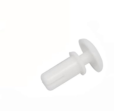120/150 pièces 2/2.7/3.1/3.6/4.1/5.1/6.1mm Nylon plastique R Type Expansion Rivet écrou boucle Clip carte PC Rivet attache blanc (Color : White, Size : R4080 (120pcs))