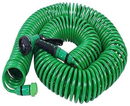 Garden Hose Extendable Telescopic Spiral Pipe EVA 15m Tube for Home Garden Patio Cleaning Garden Watering