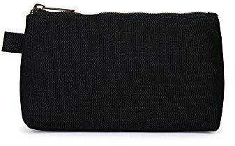 YONBEN Borsa da toilette da viaggio per donna Borsa cosmetica con due divisori Organizer portatile per borsa per il trucco (nero)