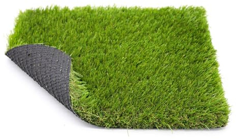 BONERVA Césped Artificial Niza Pro 30 mm, Rollo 2x4 m, Jardín Terraza Piscina, Alfombra Exterior Verde, 4 Tonalidades Realistas, Aspecto Natural, Gran Durabilidad