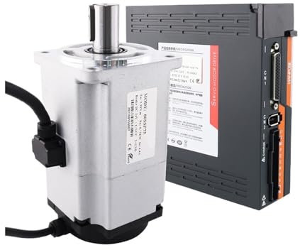 RWRAPS 750W AC Servo Motor Kit 2.39N.m 80SSP75 And AC200-240V ASD275 Servo Drive Milling Machine Equipment Servo Motor Whit Brake (Size : 80SSP75-ASD275 Kit)