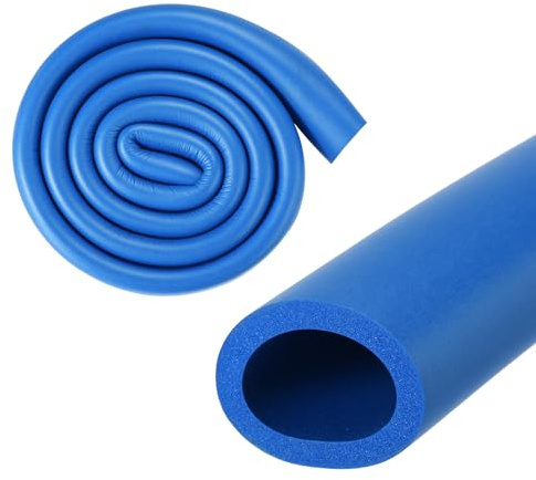 M METERXITY Tube en Mousse d'Isolation de Tuyau, 28mm 1-1/8 ID 38mm OD 1m de Longueur, Tube en Mousse Souple et Flexible pour l'Isolation Des Tuyaux pour Le Support de Poignée [Bleu]