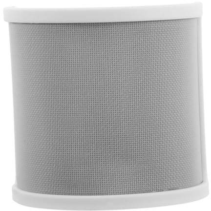 BESPORTBLE Pop Filter Microphone Windscreen Shield Handheld Mic Covers U Shaped Recording Filter Metal Mesh for Podcasts Vlogging Streaming
