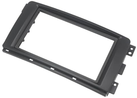 MCQNDS Kit Montaggio for Cruscotto Autoradio con Lettore Dvd Stereo CD per Smart per ForTwo BR451 2007 2008 2009 2010 Cornice per Autoradio