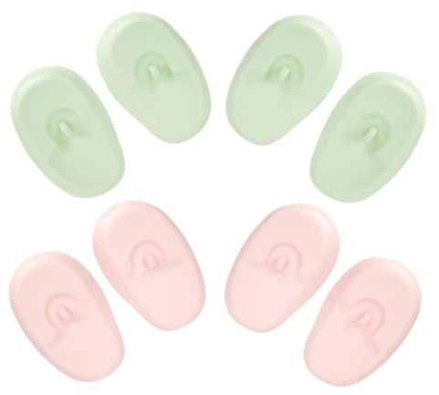 Healvian 4pairs Hair Dye Earmuffs Silicone Ear Covers Heat Resistant for Dyeing Protecting Ears during Hair Coloring at Home Salon