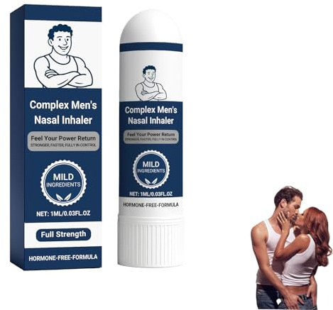 Inalatore da uomo, inalatore nasale, penna per inalazione nasale da uomo, ripristina l'energia e la vitalità, migliora la circolazione sanguigna (2)