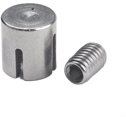 Honseadek Abrazadera cruzada de alambre de acero inoxidable para juntas de alambre de 2 mm a 8 mm, 90 grados para enrejado de pared, jardín, valla de construcción (2 piezas M16 x 8)