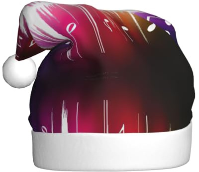 VCzsdff Weihnachts-Stirnbänder mit Musikdruck, Unisex, Erwachsene, jährliche Zeremonie, Dekoration, Weihnachtsbaum, Schneemann, Weihnachtsmannmütze, 1 Stück