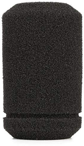Shure A3WS Schaumstoff-Windschutzscheibe für SM94, 849, BG4.1, PG81-XLR, SM137 oder KSM109/SL, Schwarz
