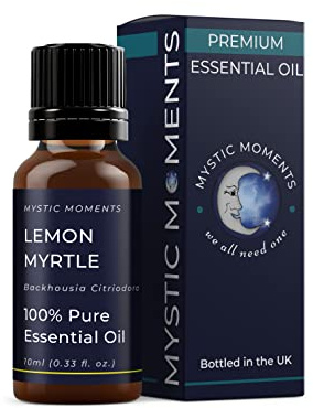 Mystic Moments | Olio Essenziale di Mirto Limone | 10ml | Backhousia citriodora dona a diffusori, miscele di oli e formulazioni profumate un aroma fresco, agrumato e luminoso.