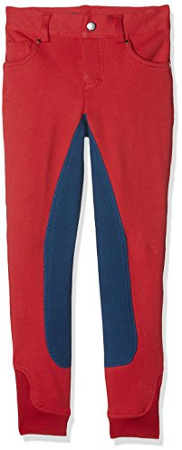 HKM 7130 Reithose Bibi&Tina, Mädchen Mädchenreithose, 3/4 Alosbesatz, 158