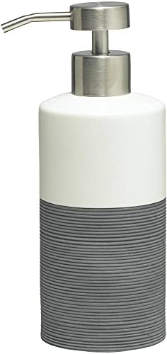 Sealskin Doppio, Pompe à savon porcelaine, Gris