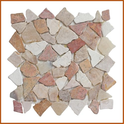 Mosaikfliesen - M-1-005 - 1 m² = 11 Fliesen - Natursteinmosaik Marmor Onyx Wandfliesen Bodenfliesen - Lager Verkauf Stein-Mosaik Herne NRW Naturstein