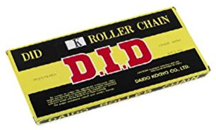 DID, Cadena Did 428D, Negro Y Negro, Longitud, 122 Eslabones Con Unión Clip, Rj