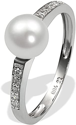 Goldmaid Damen-Ring 9 Karat (375) Weißgold Pe R3601WG375
