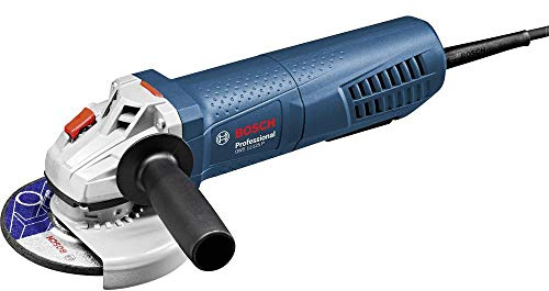 Bosch Professional Winkelschleifer GWS 11-125 P (inkl. Aufnahmeflansch, Spannmutter, Schutzhaube, Zweilochschlüssel, Zusatzhandgriff, Spannung 240 V)