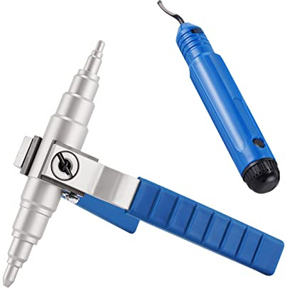 Soft Copper Pipe Tube Expander Universal Hand Tool Manual Refrigeration Tube Expander Kit 3/8, 1/2, 5/8, 3/4, 7/8