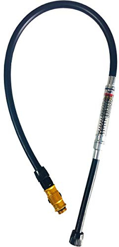 Lezyne Micro Floor Drive Bicycle Pump Replacement Hose with Gauge, Gold/Hi Gloss by Lezyne