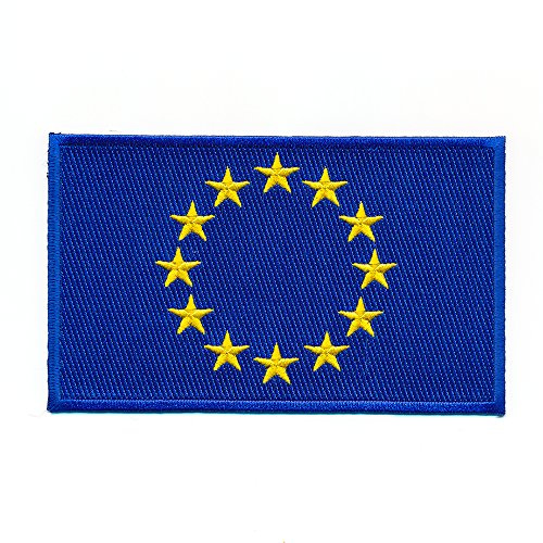 150 x 90 mm Europäische Union Europa Flagge Flag Aufnäher Aufbügler 0933 XL