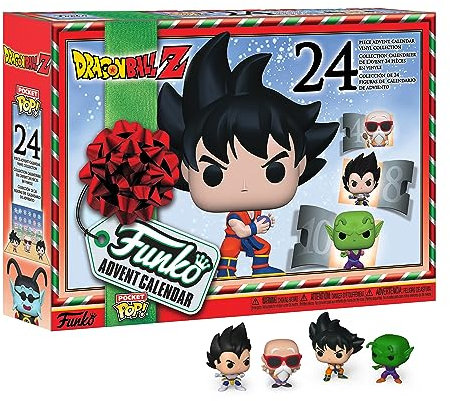 Funko Advent Calendar: Dragon Ball Z - Goku - 24 Días de Sorpresas - Minifigura de Vinilo Coleccionables - Caja Misteriosa - Idea de Regalo - Holiday Xmas para Chicas y Chicos- Mercancia Oficial