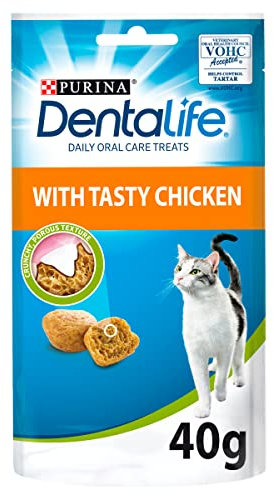 Dentalife Cat Dental Treats Chicken 40g, Pack of 8