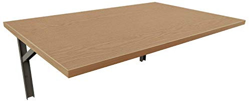 AKKE mikon 70x50 Wandtisch Wandklapptisch Küchentisch Schreibtisch Esstisch Klapptisch Esstisch Wandtisch Küchentisch Schreibtisch Kinderschreibtisch Bartisch Computertisch | Helle Eiche