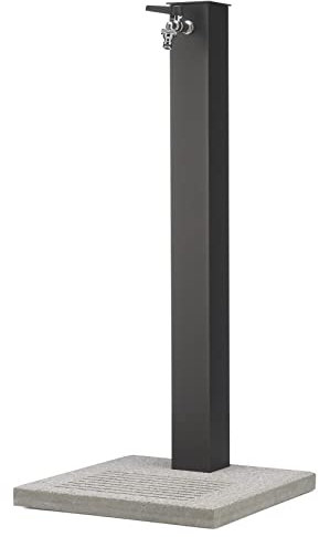 belfer Fontana da Giardino con Rubinetto e Base in Cemento 42/QBM Antracite