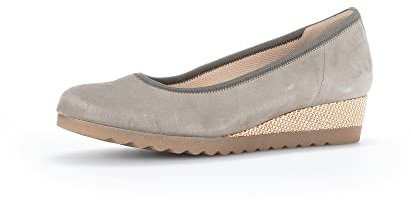 Gabor Damen Keilpumps, Frauen Absatzschuhe,Moderate Mehrweite (G),stöckelschuhe,Keilabsatz,Wedge-Heel,Heels,Schilf (DuoFlecht),38.5 EU / 5.5 UK