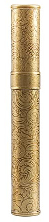 Tube de cigare gravé en cuivre pur, tube portable scellé pour cigare, cave à cigares portable, tube à cigare, tube de voyage à une branche d'étanchéité de grand diamètre, étanchéité parfaite