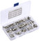Yosoo Health Gear Bulloni Pollici UNC, Kit Viti 1/4 Pollice Esagono Incassato, 90 Pezzi 1/4-20UNC Bulloni a Testa Esagonale in Acciaio Inossidabile Kit Assortimento di Viti Esagonali