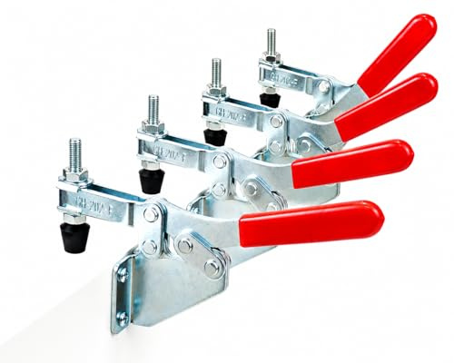 INGDAUM® Abrazadera de Palanca GH-202F, 4 Piezas
