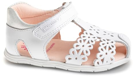 Pablosky ZIG 051100, Sandalia, Blanco, 26 EU Ancho