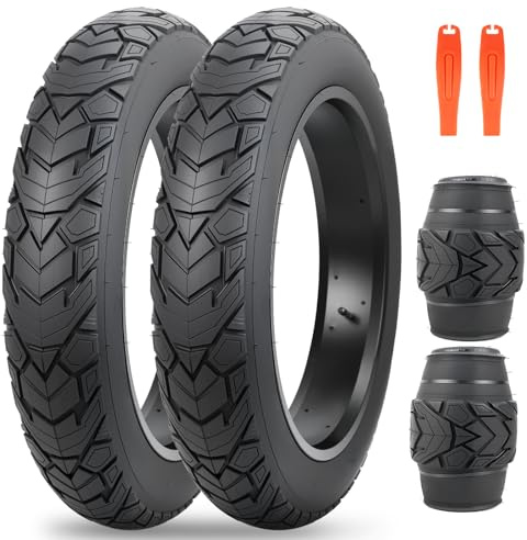 ZUKKA Fat Bike Tire 20/26 x 4,0 Zoll Mountain Bike Tire | Fat Tire 20/26 Zoll, Heavy Duty, Deep Grooves, Foldable Replacement, All Terrain