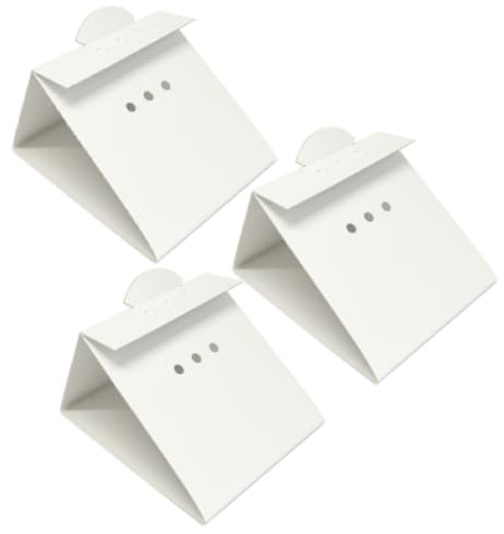 Clothes and Pantry Moth Monitoring Trap Non-Toxic Pheromone Moth Sticky Trap Odourless for Wardrobe and Cupboard Easy Set-Up Long-Lasting (8-12 Weeks) (Pack of 3)