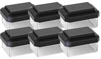 6er Packung - 6040 Solar Zaunleuchte LED - Zaun Beleuchtung | Zaun Solarleuchten | Solarleuchten für Stabmattenzaun - Doppelstabmattenzaun Beleuchtung