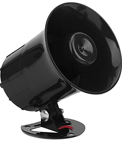 Leapiture Auto Audio Altoparlante Kit di corno ad aria a corno di automobile ad alto corno con megafono a 3 toni per motocicletta per camion di emergenza.