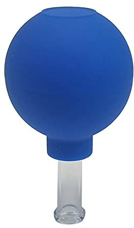 Ventosa de seguridad de vidrio para masaje, espalda, cara, brazo, espalda, terapia china, diámetro de 1,5 cm