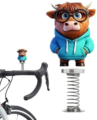 Tanzende Figuren,Feder 2D Acryl Niedlich Wackelkopf Zubehör | Lustiges Spielzeug Für Auto Armaturenbrett In Kalb Form - Für Sammlerstücke Auto Mittelkonsole Innenraum Schreibtisch Party Geschenke Zuha