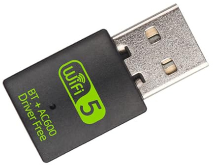 YIXANNX Adaptador WiFi USB 600Mbps Tarjeta de Red de Doble Banda Mini Laptop Herramientas Red Escritorio Multifuncional Estable