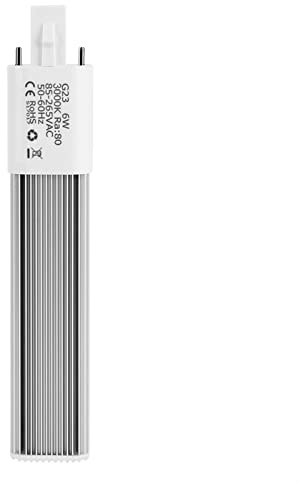 GOTOTOP Light Bulb, 6W LED Tube with G23 GX23 Base, Energy Efficient Lighting for Recessed or Surface Mounted Downlights (G23)
