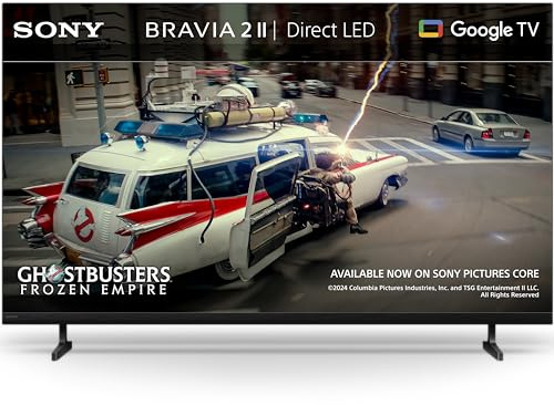 Sony BRAVIA 2 Ⅱ 55 Inch TV, 4K Smart TV (Google TV), X1 Processor, 4K Upscaling, Television with Dolby Atmos and DTS:X, PS5 compatibility, 55S25M2, 2026 Model