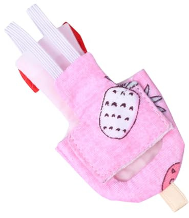 KHBUAB Pañal Elegante Diseño de de Lazo Pájaros para Rosa Vaquero Cómodo y Práctico Adecuado Divertido Color Aleatorio para Gansos y Loros como Disfraz