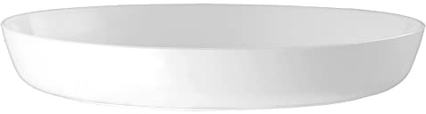 VERDENIA Cristal Blumentopf Untersetzer Blumenuntersetzer für Pflanzen und Kräuter Blumentopfuntersetzer für Innen aus Kunststoff Leicht Stabil Rund Viele Farben Viele Größen Ø11cm 15,5cm Weiß